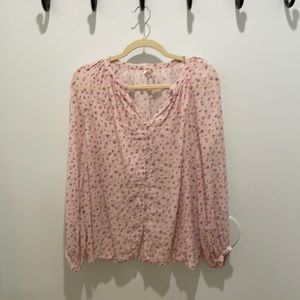 Spell Dolly Blouse XS Ditsy Pink